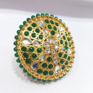 One gram gold kundan Design bor