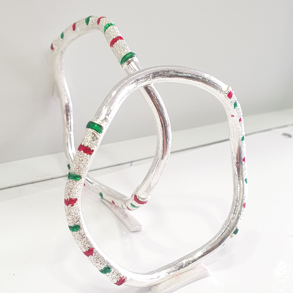92.5 Sterling Silver Fancy Design Kadli - Image 2