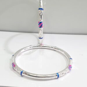 92.5 Silver Fancy Minakari Kadli