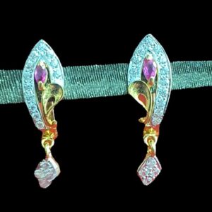 18k Catriona Diamond & Gemstone Earringe