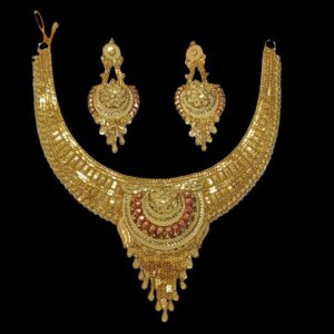 One Gram Gold Colour Rodium Necklace
