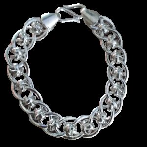 Silver cuban bracelet