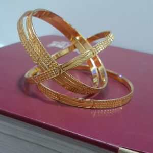 One Gram Gold Bangle 4 Piece For Women