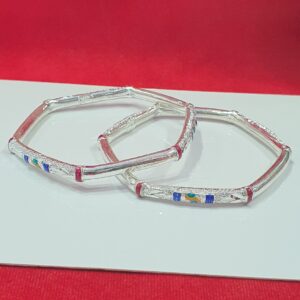 92.5 Silver MinaKari Fancy Bangles