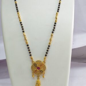 One gram gold kalakatte work Pendant ladies Mangalsutra