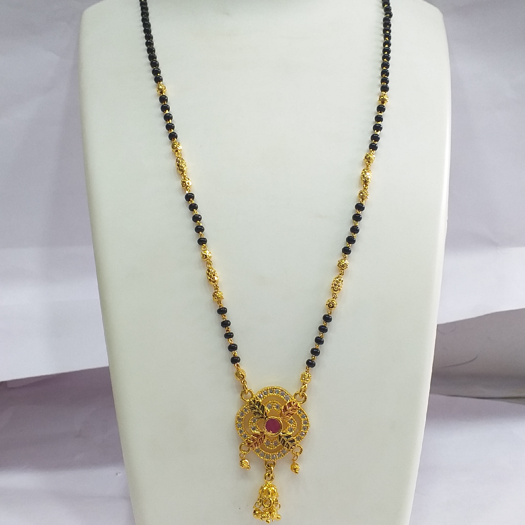 One gram gold kalakatte work Pendant ladies Mangalsutra