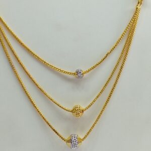 One gram Gold Antique Design Mangalsutra