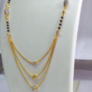 One gram Gold Antique Design Mangalsutra