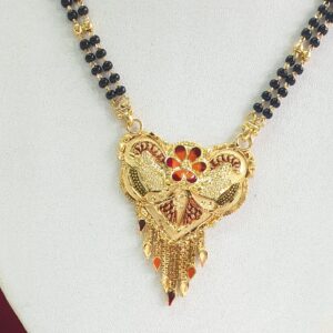 1 Gram Forming Flower Design Mangalsutra