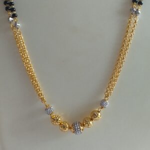 One Gram Dyub Line Ladies Mangalsutra