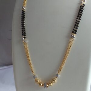 One Gram Dyub Line Ladies Mangalsutra