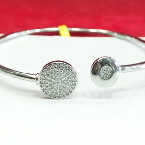92.5 silver lotus style women's stainless bracelet