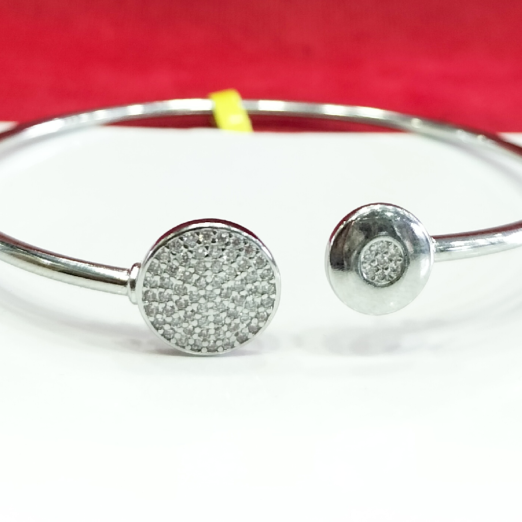 92.5 silver lotus style women's stainless bracelet - Image 3