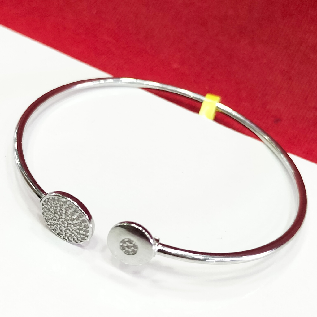 92.5 silver lotus style women's stainless bracelet - Image 2