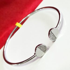 92.5 Silver Fancy Diamond Bracelet