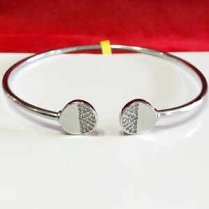 92.5 Silver Fancy Diamond Bracelet