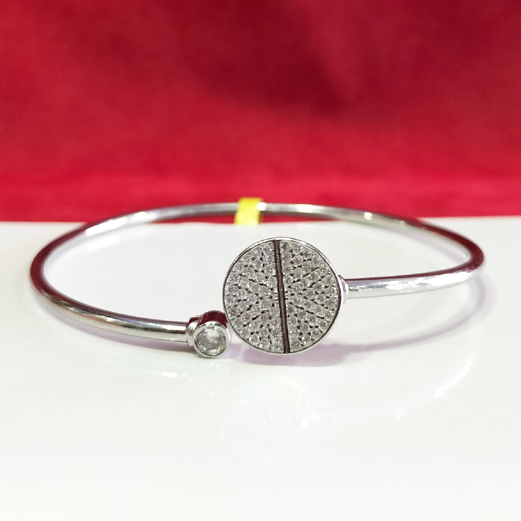 92.5 silver moon shine diamond fancy bracelet - Image 3