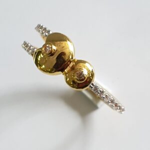 22k gold diamond ring for women