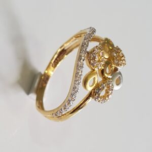 916 gold diamond woman ring