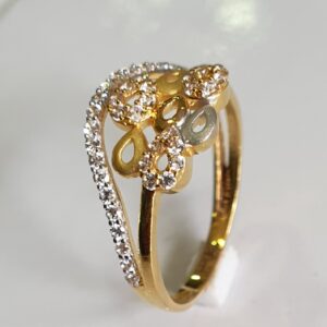 916 gold diamond woman ring