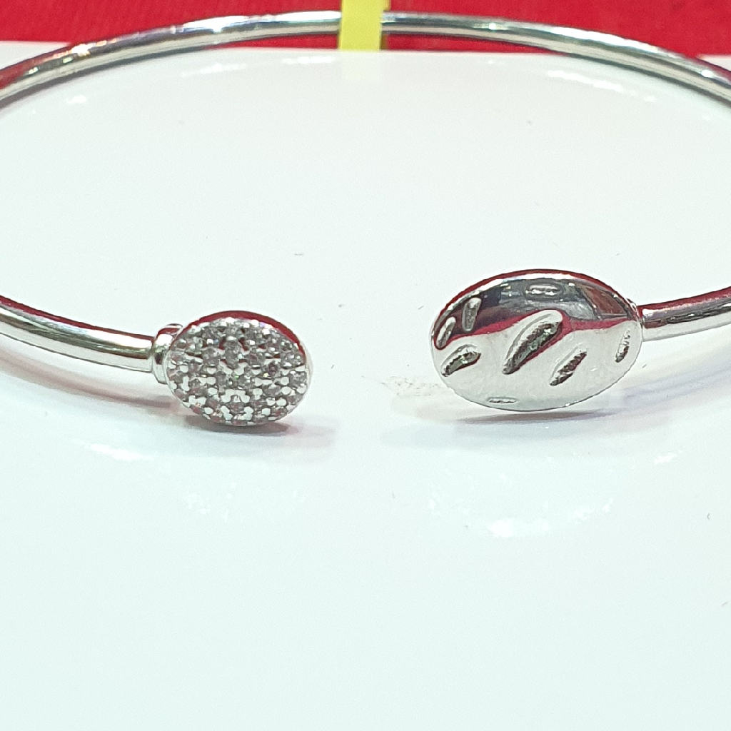 92.5 Silver Fancy Diamond Bangles