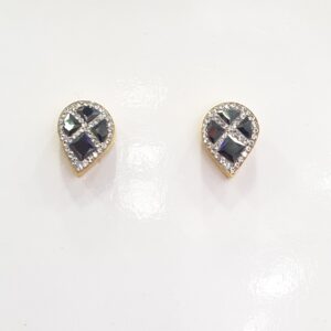 18 K Gold Diamond Fancy Design Antique Earrings
