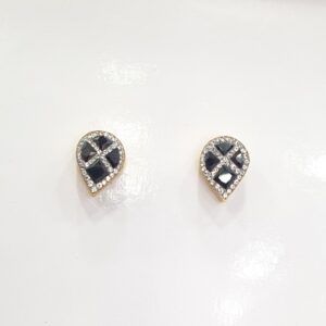 18 K Gold Diamond Fancy Design Antique Earrings