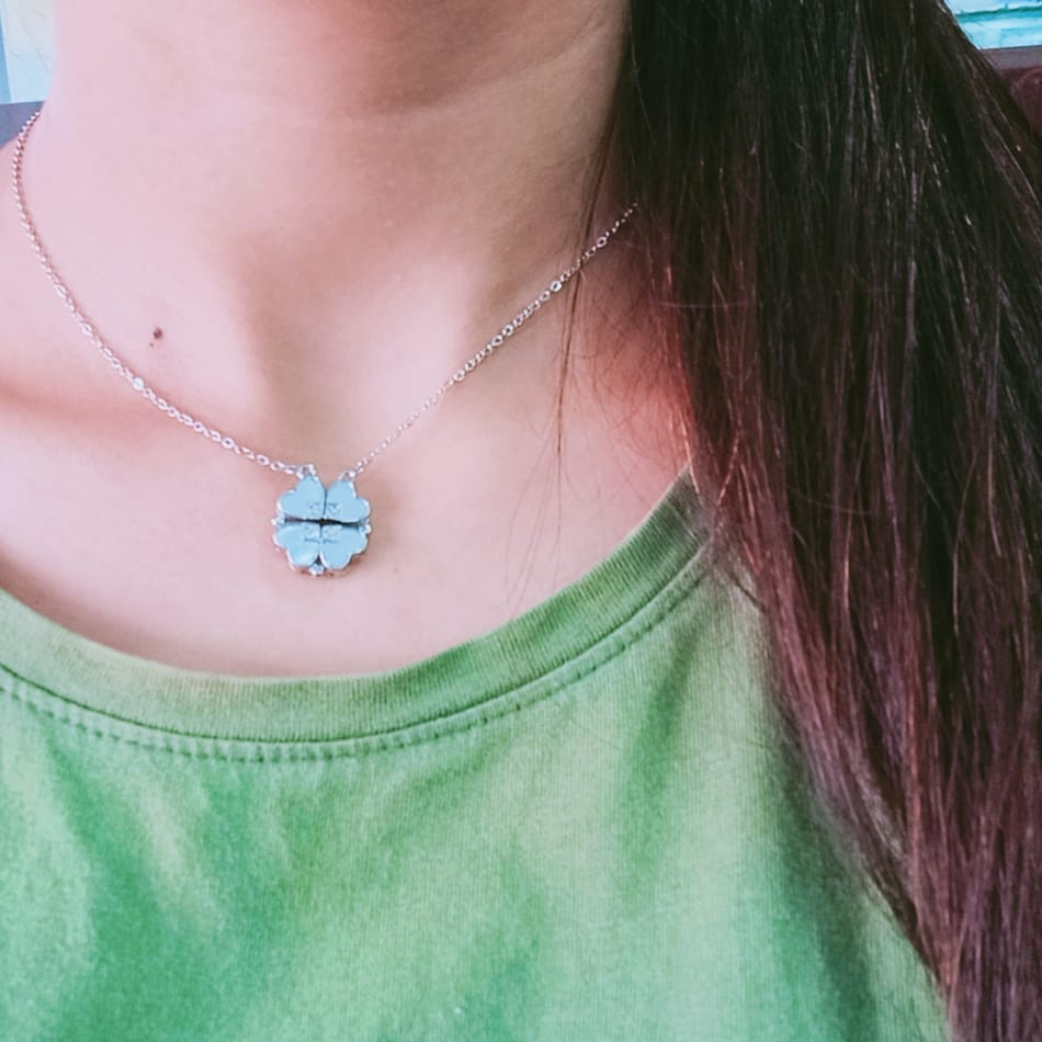 925 silver magnet necklace for women
