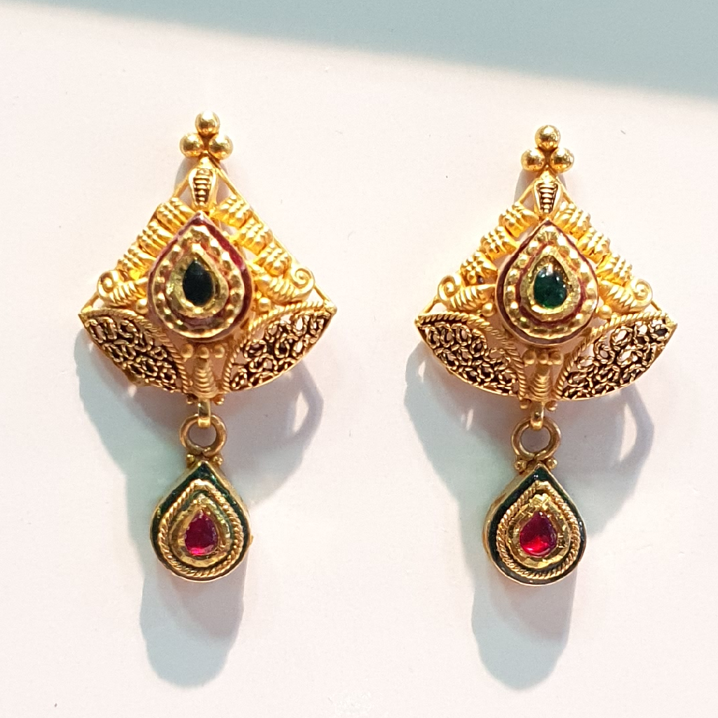 91.6 Triangle Design Earrings For Women