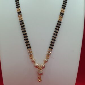 91.6 Two Line Light White Fancy Mangalsutra