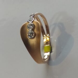 18 K Rose Gold Western Design Ring For Women