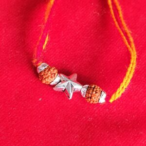92.5 Three FISH Star Silver Rakhi