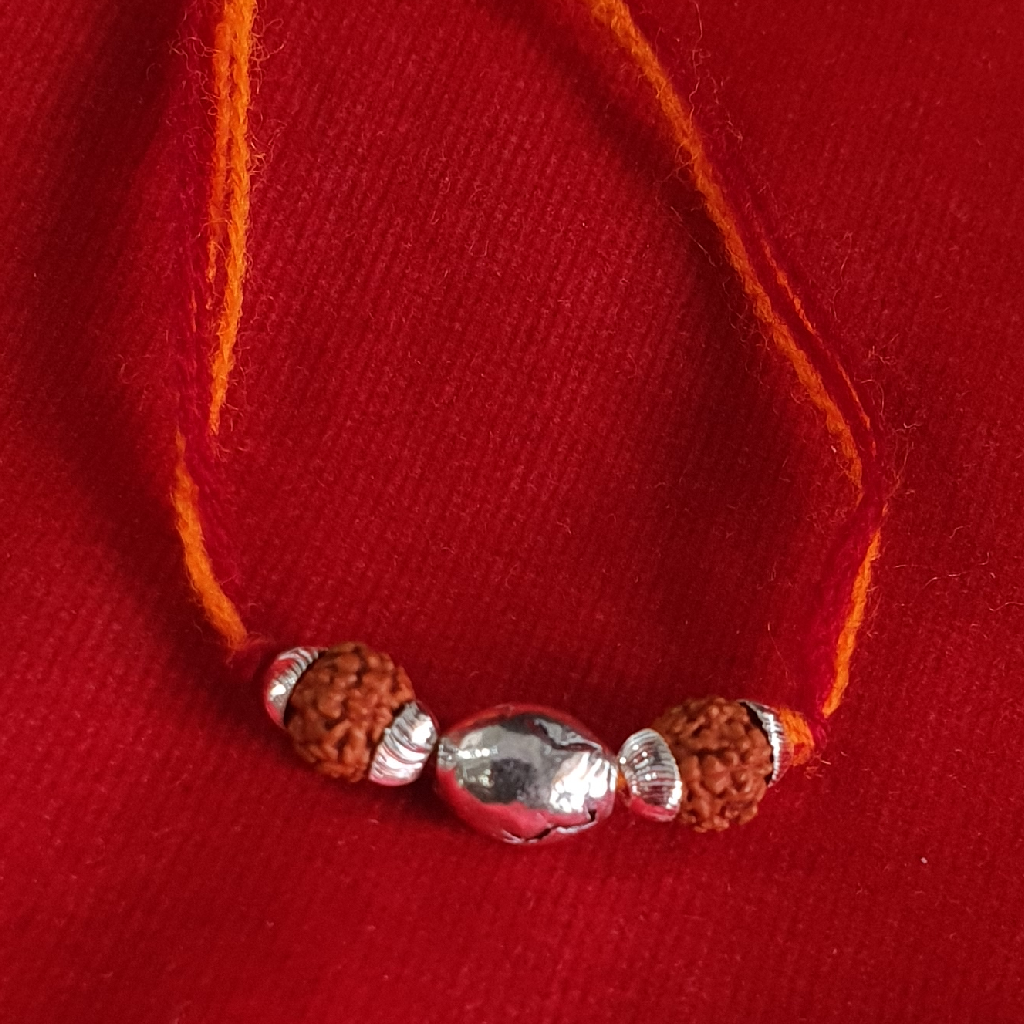 92.5 Silver Bhabhi Rakhi - Image 2