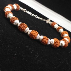 92.5 starling silver Vertical Singla line rudrax lucky