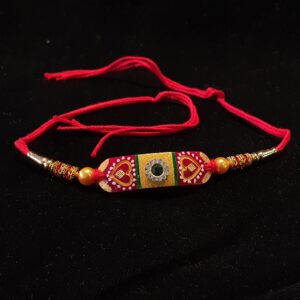 GOLD KUNDAN RAKHI
