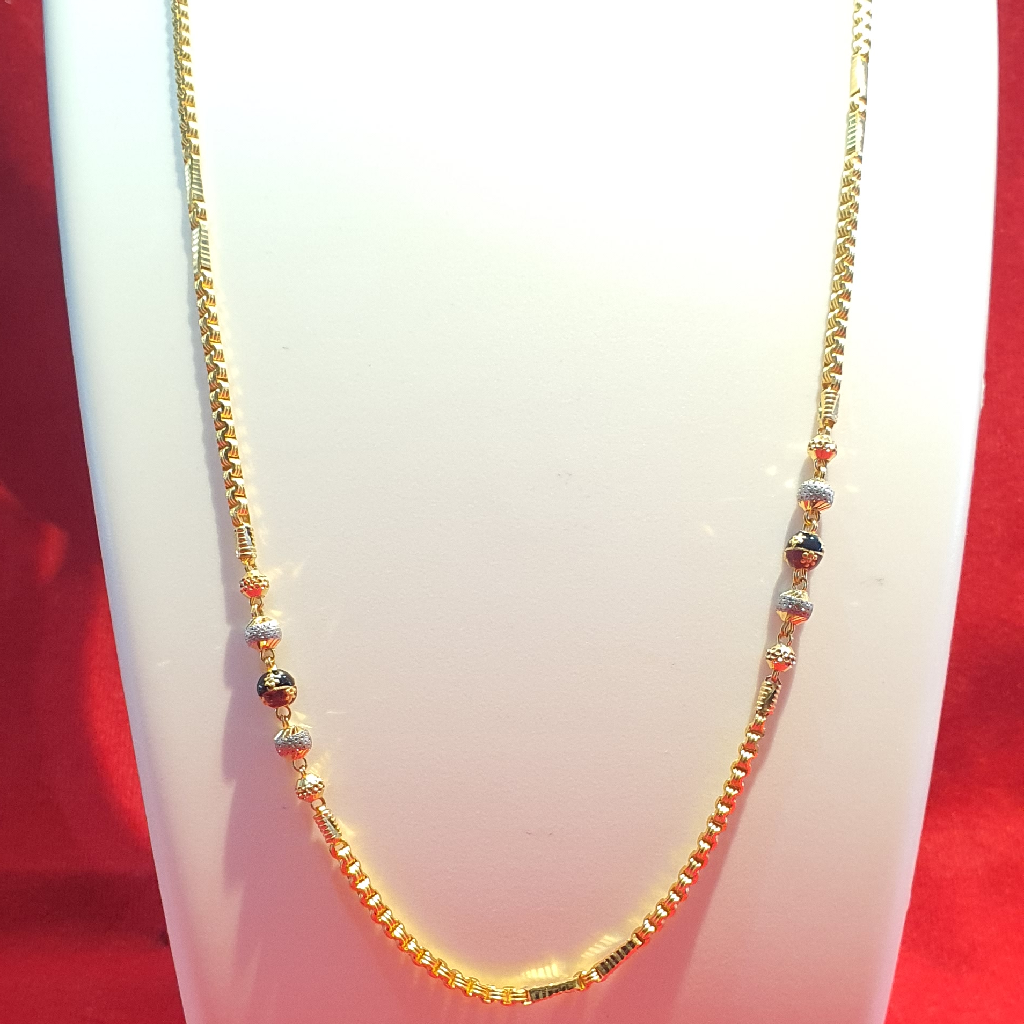 916 handmade meenakari and rodium fancy chain for women - Image 2