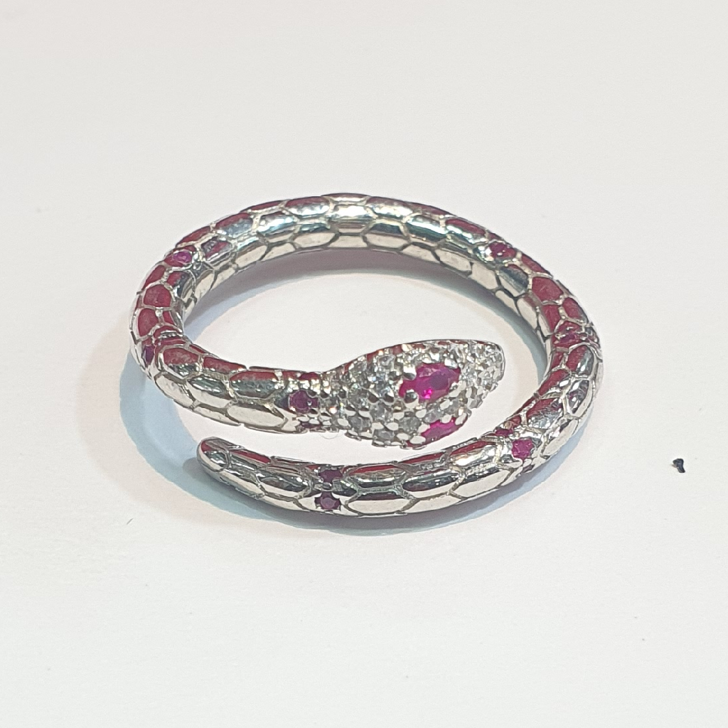 92.5 silver fancy nagin Design ring