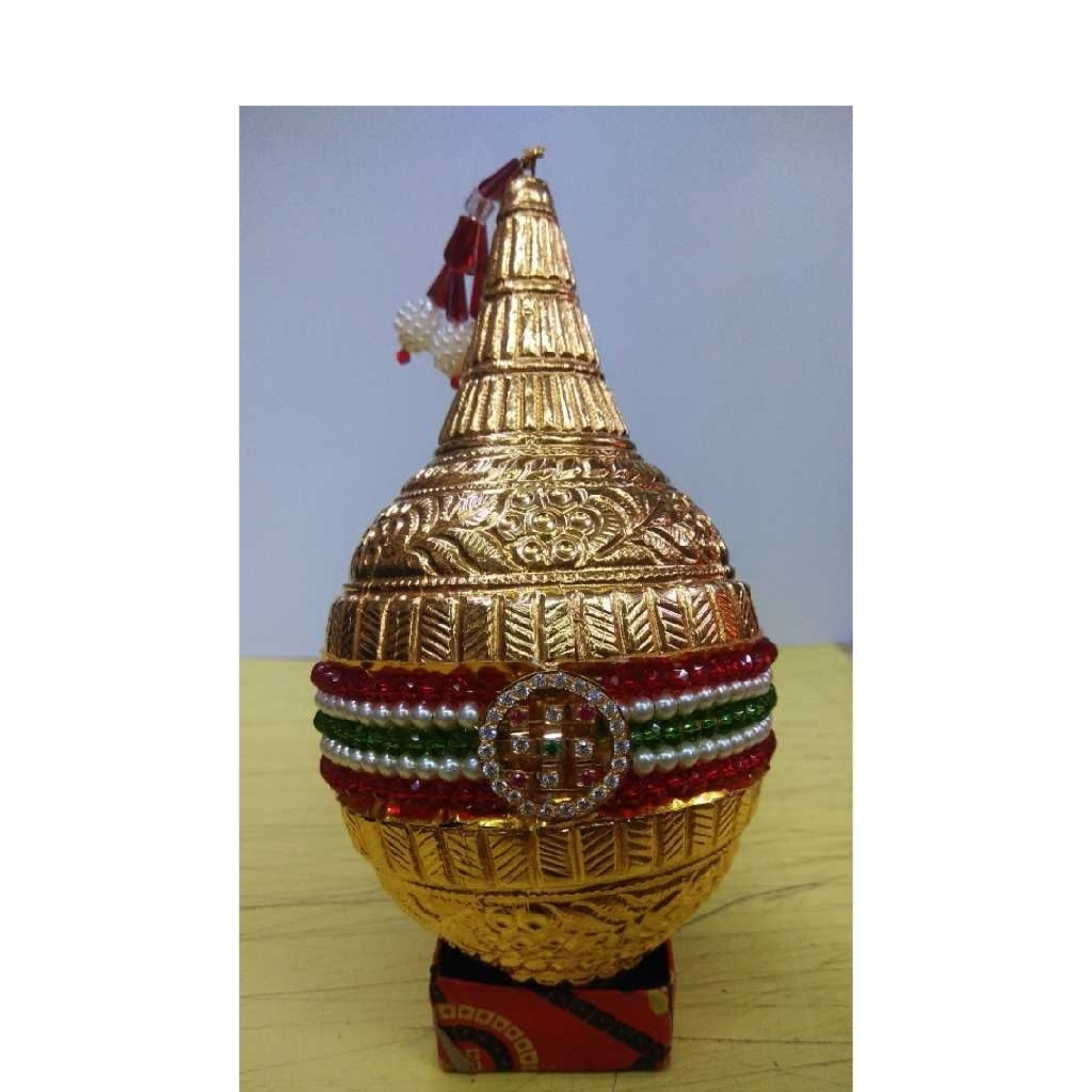 22k gold shrifal For Pooja