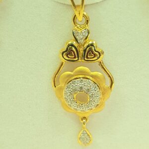 916 diamond Delicate Design pendant set