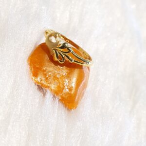916 22K Gold Casting Peacock Ring