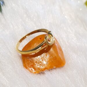 916 22K Gold Casting Peacock Ring