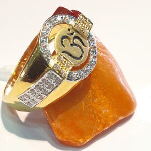 916 22K Om Design Alloy Ring