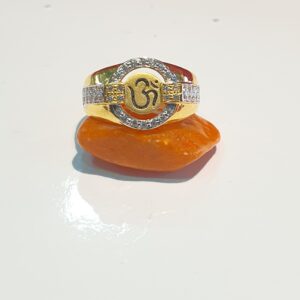 916 22K Om Design Alloy Ring