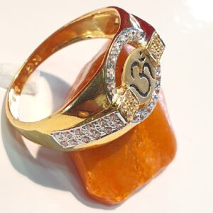 916 22K Om Design Alloy Ring