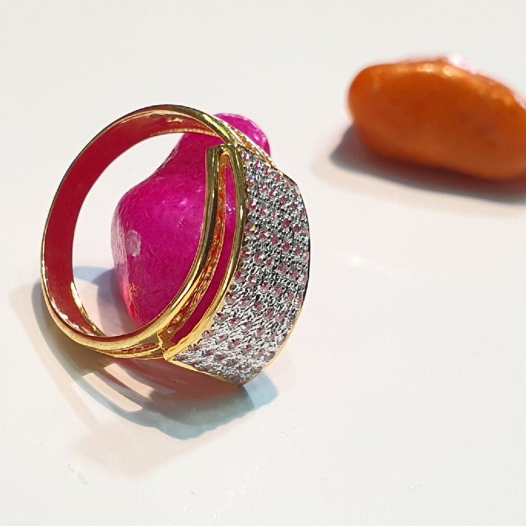 916 Gold Mini Diamond Ring - Image 3