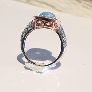 925 bluestone ladies ring