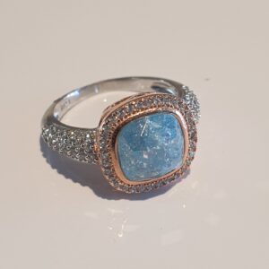 925 bluestone ladies ring