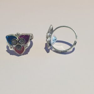 Silver antique design machali  Toe Rings