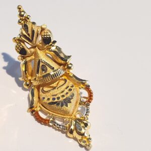 22k plain gold earring for women