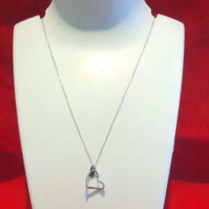 92.5 Silver Heart Sterling Necklace